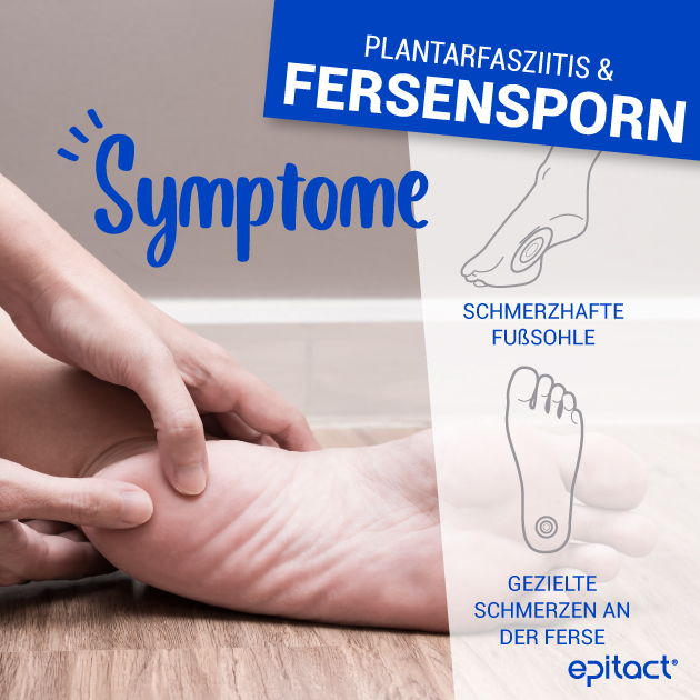 Welche Symptome für Plantarfasziitis und Fersensporn