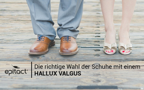 Die richtigen Schuhe mit einem Hallux valgus